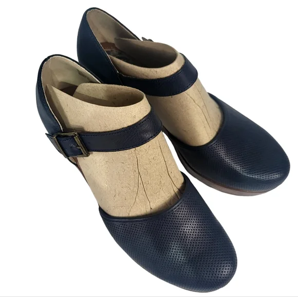 B.O.C. Gia Round Toe Mary Jane Shoes Blue 9 - Picture 9 of 10